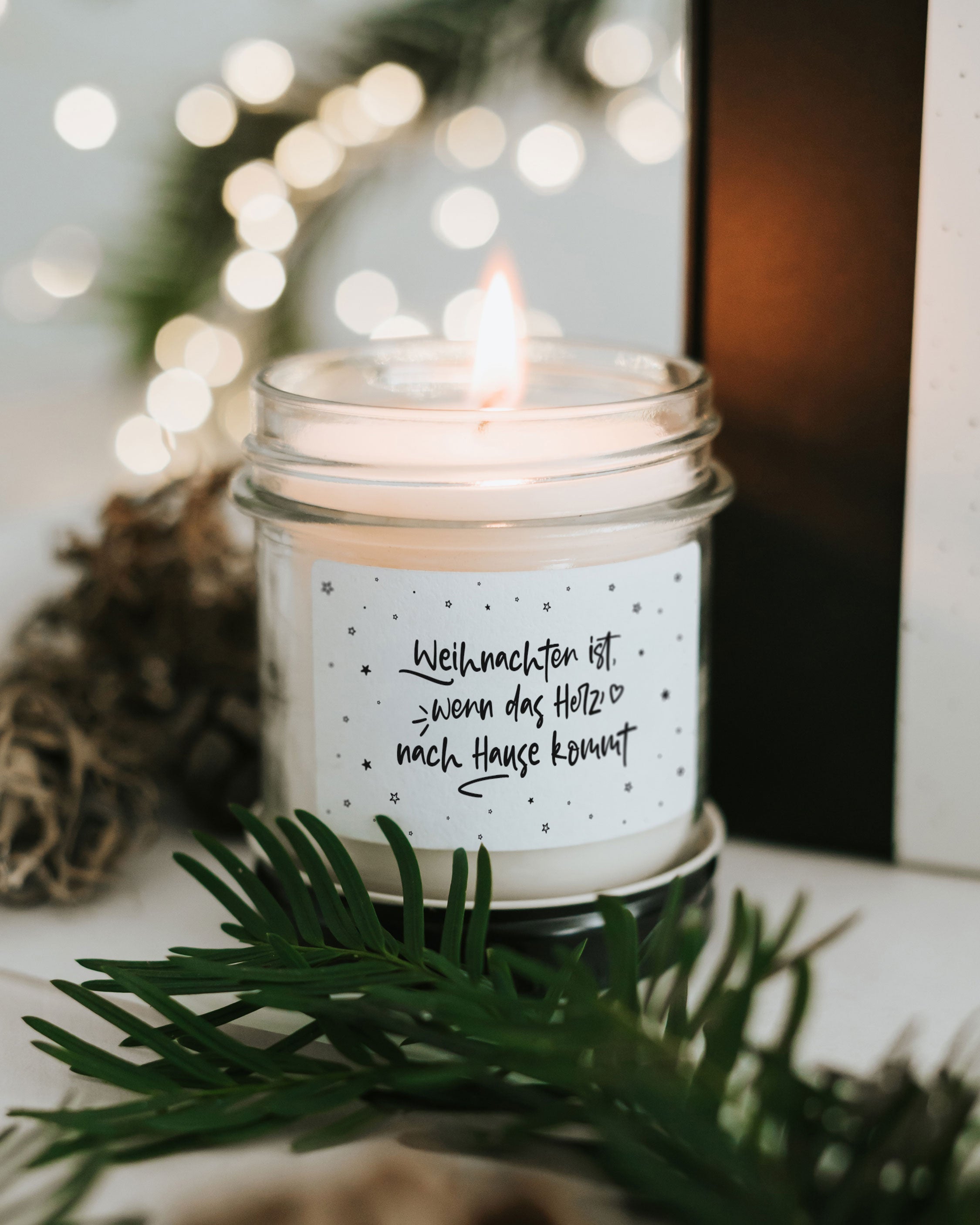 Weihnachten ist · Kerze