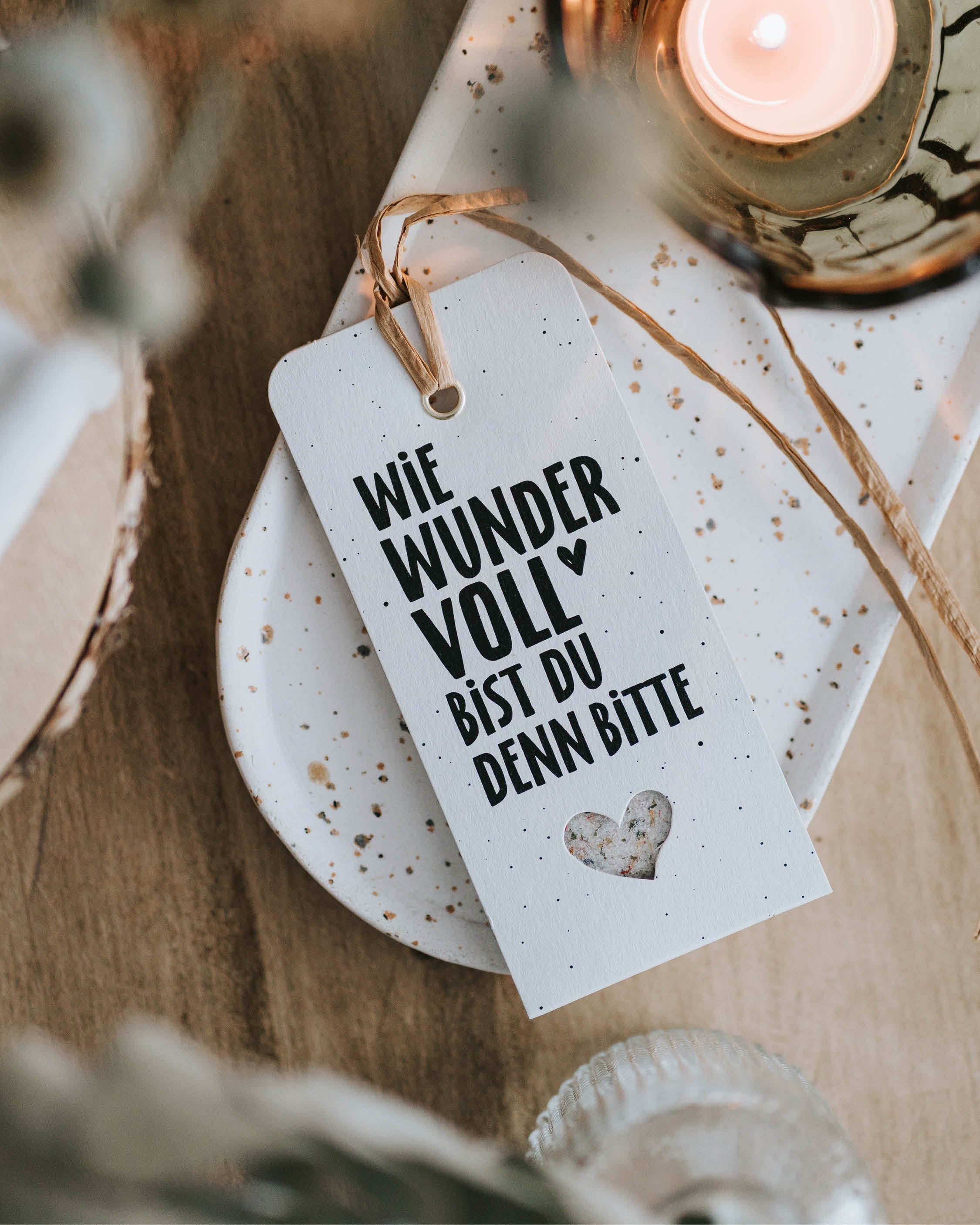 Wie wundervoll · Geschenkanhänger